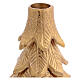 Christmas tree candlestick, golden aluminium, 5x4 in s2