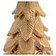 Candeliere albero di Natale 15x10 cm alluminio tinta oro s3