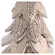 Candeliere 15x10 cm alluminio tinta argento albero di Natale s3