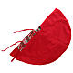 Round Christmas tree base cover diameter 90 cm red s3