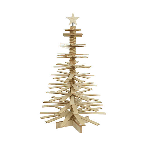 Sapin de Noël en bois 180x110 cm 1