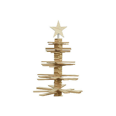 Wooden Christmas Tree 180x110 cm 2