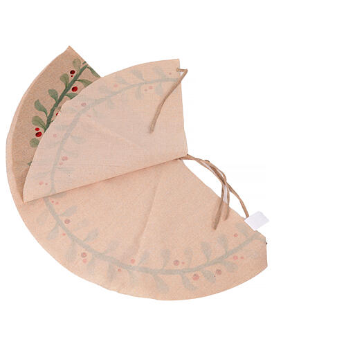 Copribase albero Natale 70% poliestere riciclato 90x1 cm 5