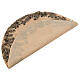 Copribase marrone con pigne 90 cm  s3
