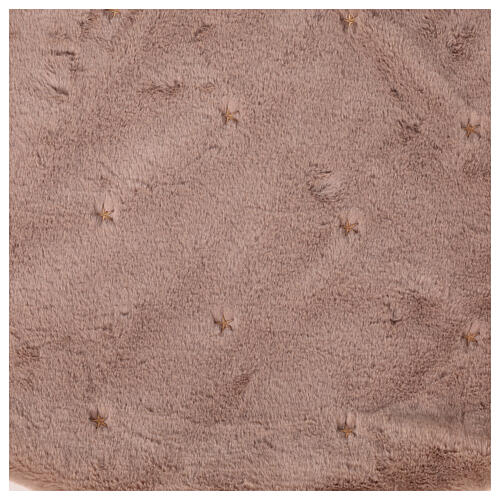 Weihnachtsbaum-Rock, grau mit Sternstickereien, 90 cm 2