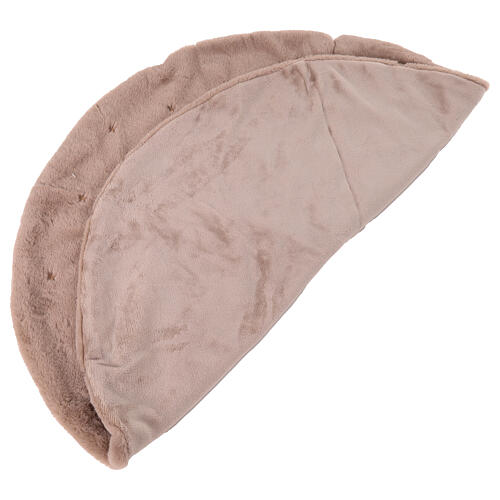 Weihnachtsbaum-Rock, grau mit Sternstickereien, 90 cm 4