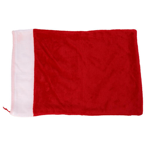 Geschenkesack, weihnachtlich, rot-weiß, 70×50 cm 3