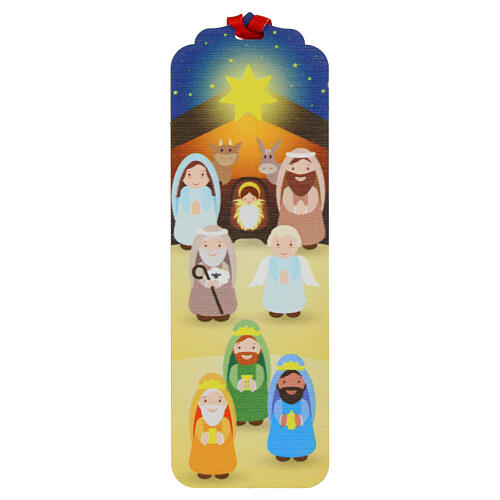 Bookmark with Nativity Scene, 2x6 in 1