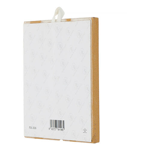 Keramikkachel 10 × 10 cm mit Darstellung der Geburt Christi in Geschenkbox 3