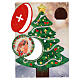 Albero Natale double face Natività componibile pioppo 22x31 cm s3