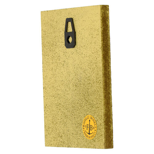 Icona legno Adorazione dei Magi Fabriano 10x7,5 cm 2