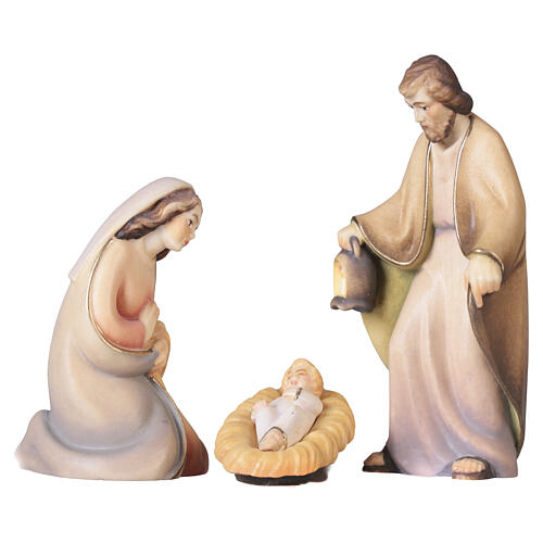 Christmas arch of Val Gardena painted wood, Nativity Scene, 16x16 in 6