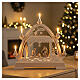 Christmas arch of Val Gardena painted wood, Nativity Scene, 16x16 in s2