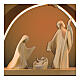 Christmas arch of natural wood, Val Gardena Nativity Scene of 7 in s2