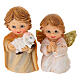 Child style nativity scene set with 10 5cm resin figurines s3