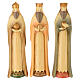 Set Nativité Rois Mages stylisés couleurs pastel 24 cm s3