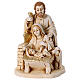 Nativity Holy Family with sheep 10 cm resin s1