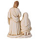 Heilige Familie aus Resin, in Gold- und Elfenbeintönen – Höhe 10 cm s4