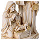 Nativity Holy Family in gold and ivory resin 10 cm s2