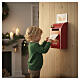 Tabletop Santa Claus mailbox, 16x8x4 in s2