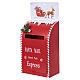 Cassetta postale da tavolo Babbo Natale 20x10x40 cm s1