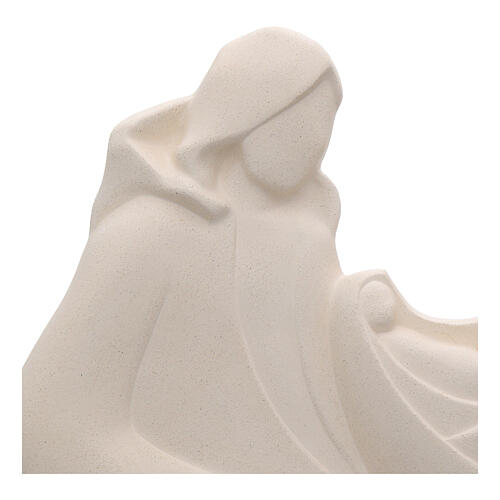 Headboard bas-relief of the Holy Family "Armonia", fireclay, Centro Ave, 14x12 in 3