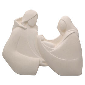 Bas-relief têtê de lit Sainte Famille « Armonia » argile réfractaire Ceramica Centre Ave 35x30 cm