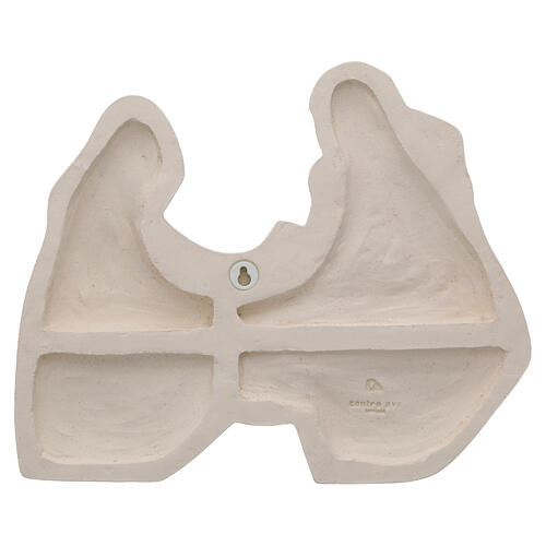 Bas-relief têtê de lit Sainte Famille « Armonia » argile réfractaire Ceramica Centre Ave 35x30 cm 5