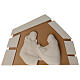 Capoletto Santa Famiglia Armonia capanna nocciola argilla refrattaria Ceramica Centro Ave 70x45 cm s1