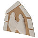 Bed Headpiece Stylized Holy Family Harmony Hazelnut Stable in  Ceramic Centro Ave Refractory Clay, 70x45 cm s3