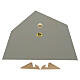 Sacra Famiglia Armonia sfondo salvia argilla refrattaria Ceramica Centro Ave 30x20 cm s3