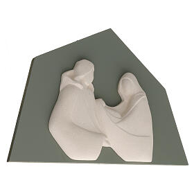 Sagrada Família "Armonia" fundo cor de sálvia argila refratária Centro Ave 30x20 cm