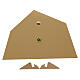 Sacra Famiglia Armonia sfondo nocciola argilla refrattaria Ceramica Centro Ave 30x20 cm s3