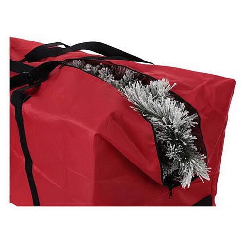 Borsone porta albero di Natale con ruote 115x40x50 cm per alberi 150-225 cm 7