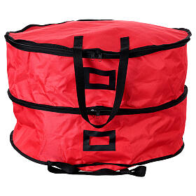 Double storage bag for Christmas wreaths, 24x16 in