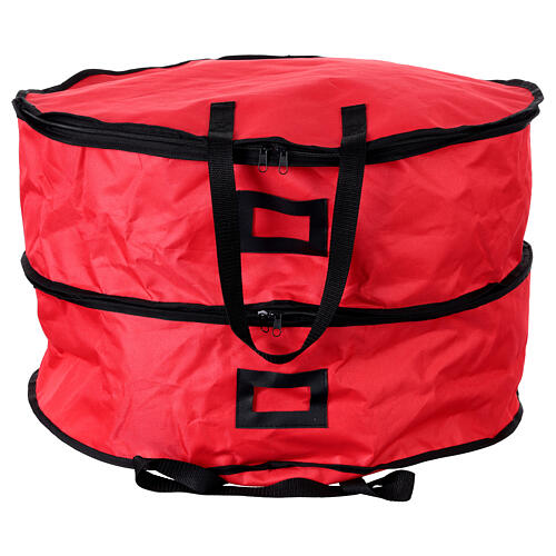 Double storage bag for Christmas wreaths, 24x16 in 1