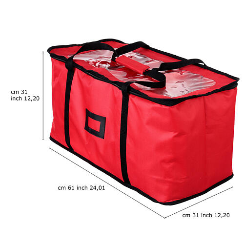 Bolsa para cadenas luminosas cuatro compartimentos 60x30x30 cm 3