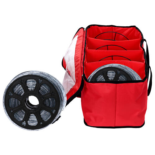 Bolsa para cadenas luminosas cuatro compartimentos 60x30x30 cm 6