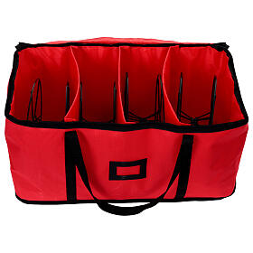 Sac de transport pour guirlandes lumineuses quatre compartiments 60x30x30 cm