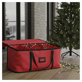 Borsone porta catene luminose quattro scomparti 60x30x30 cm