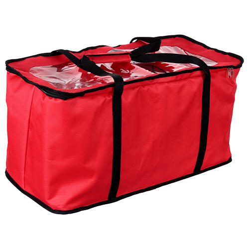 Borsone porta catene luminose quattro scomparti 60x30x30 cm 5