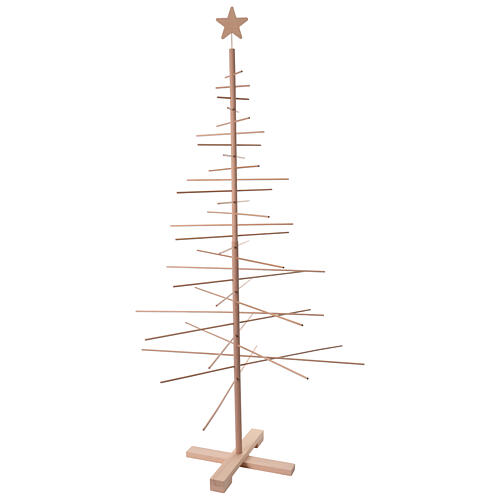 Xmas3 natural wood Christmas tree, 95 in 1
