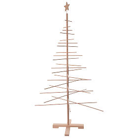Sapin de Noël Xmas3 en bois naturel 240 cm