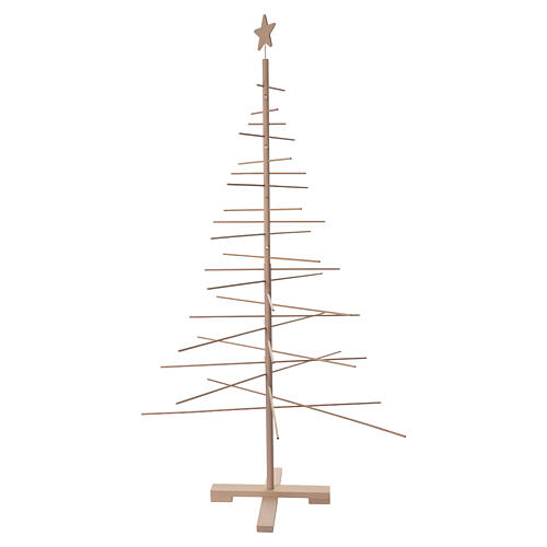 Choinka bożonarodzeniowa Xmas3 z naturalnego drewna, 240 cm 1