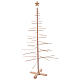 Albero di Natale Xmas3 in legno naturale decorativo 190 cm s1