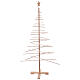 Albero di Natale Xmas3 in legno naturale decorativo 190 cm s2