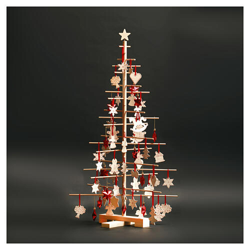 Xmas3 – Weihnachtsbaum aus naturbelassenem Holz, 125 cm 6