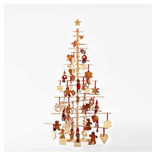 Xmas3 – Weihnachtsbaum aus naturbelassenem Holz, 125 cm 9