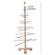 Árbol de Navidad Xmas3 realizado de madera natural 125 cm s3
