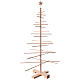 Albero Natalizio Xmas3 realizzato in legno naturale 125 cm s1